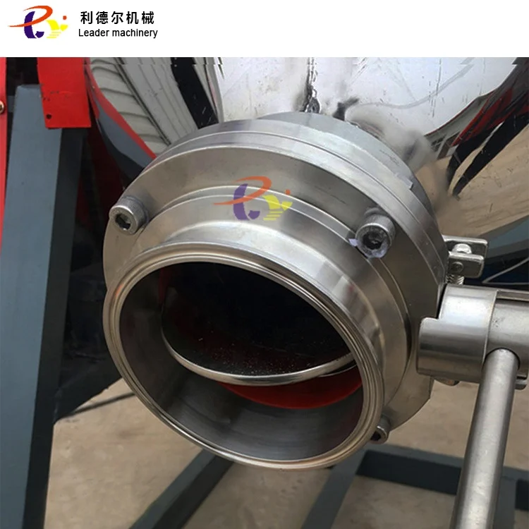 Spray System Instant Coffee Tea Brine Mixing Tank Double Cone Mixer Machine