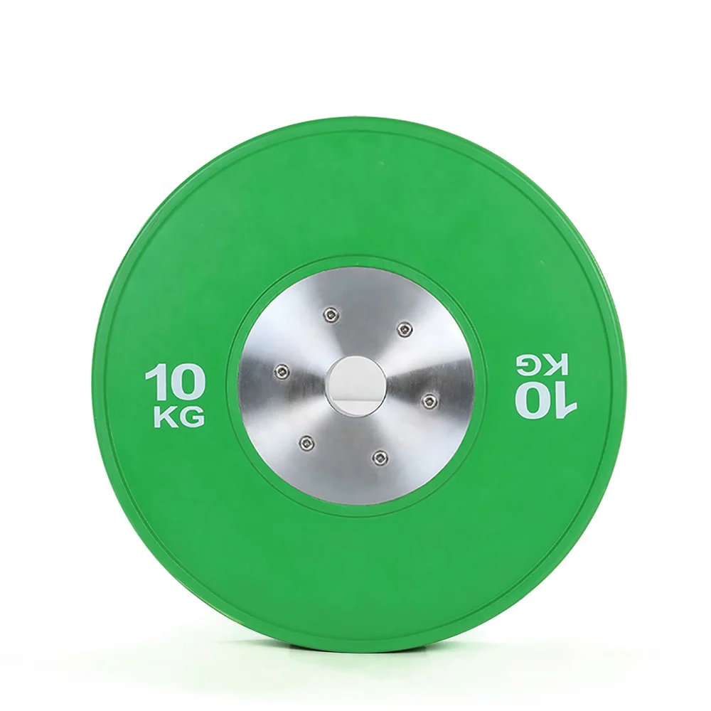 Premium  virgin rubber coated competition weight bumper plates