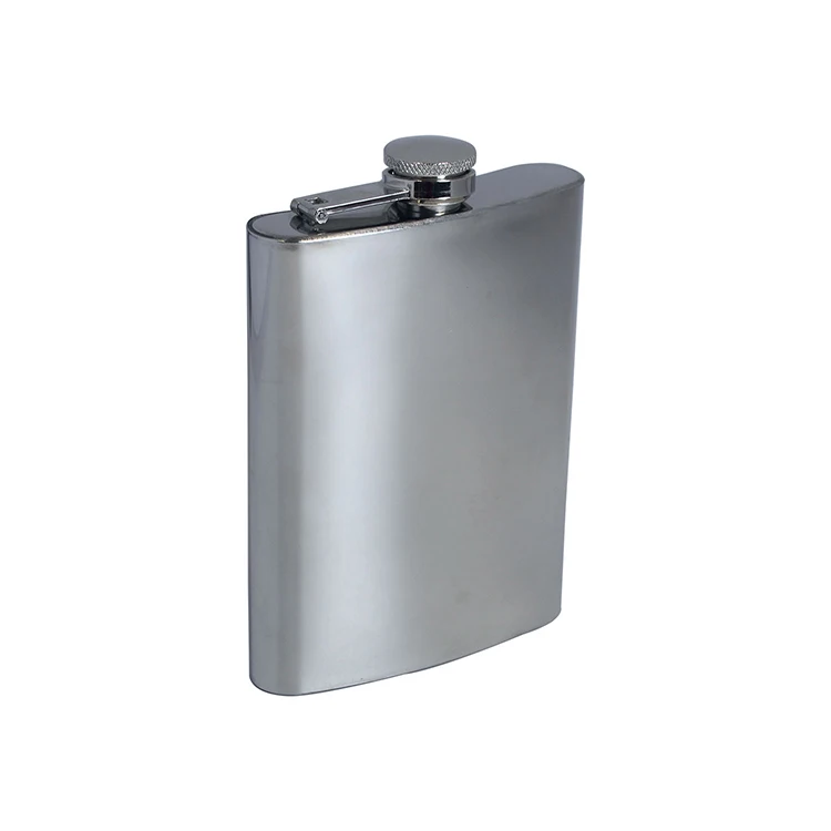 Wholesale Logo Customized 6 Oz Stainless Steel Alcohol Bottle Wine Macallan Hip Flask Portable