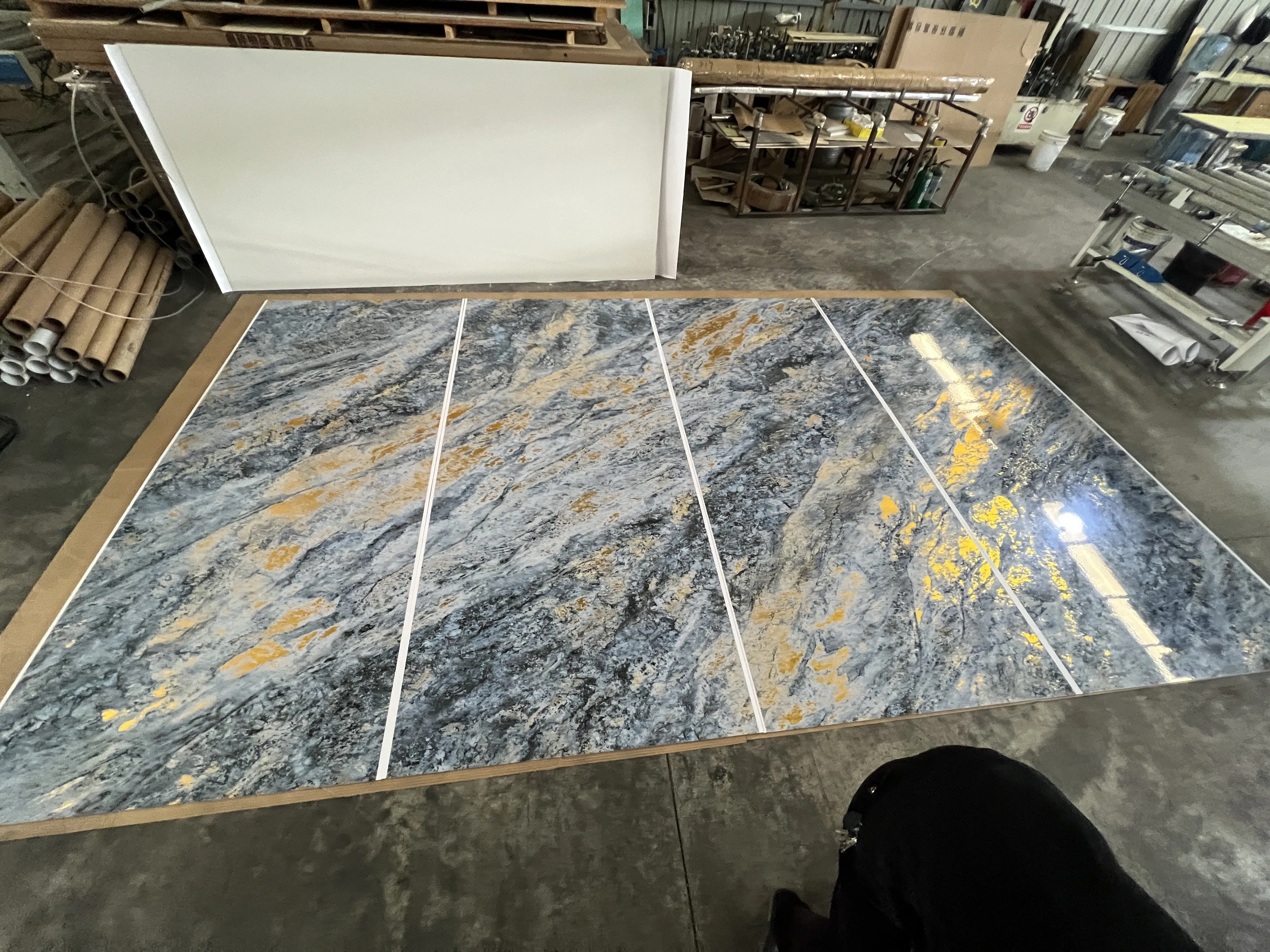 Carbon Rock Plate bamboo charcoal slate  Porcelain Marble Sintered Stone Tile Wall Slab bamboo veneer marble