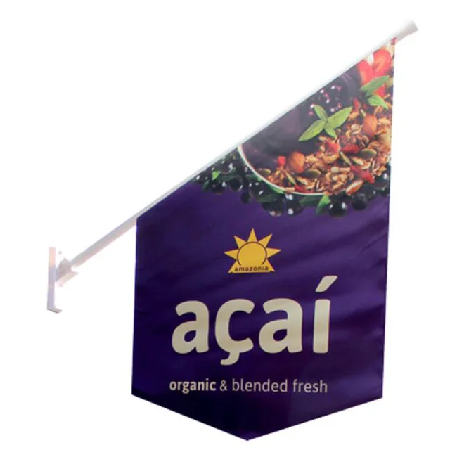 Wholesale Custom Logo Printing Club Football Ceiling Decoration Fabric Pennant String Shape Bunting PVC Flag