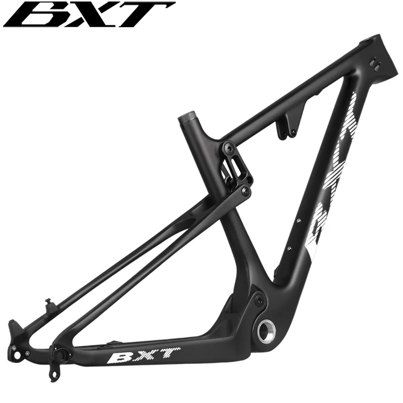 BXT MTB Carbon Frame Full Suspension 29er Travel 100mm Disc Brake MTB Carbon Frame 29er Full Suspension Boost Type