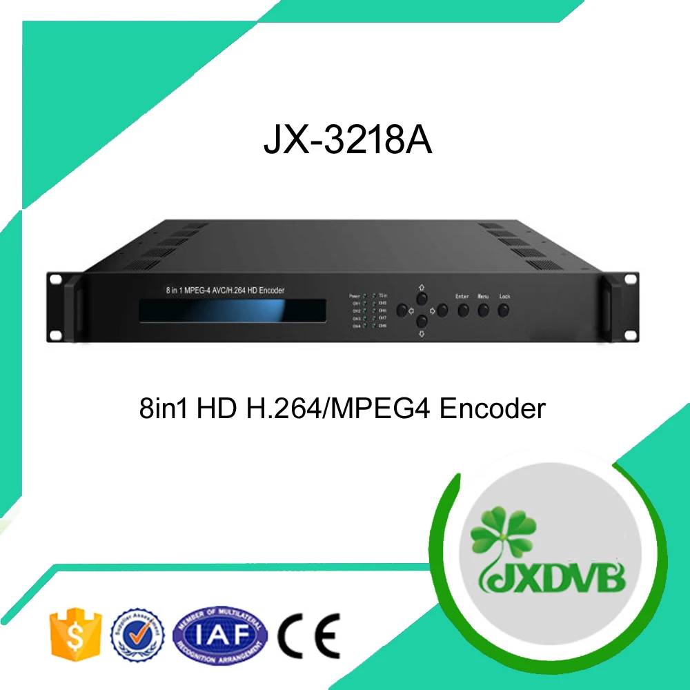  (Jiexiang) 8 канальный HD SDI H.264 кодирующее устройство телевидения по протоколу