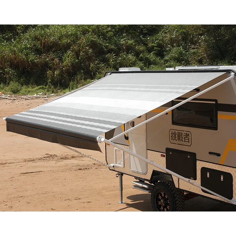 
AWNLUX customized awning replacement vinyl rv camper caravan awning fabric for trailer RV awning 