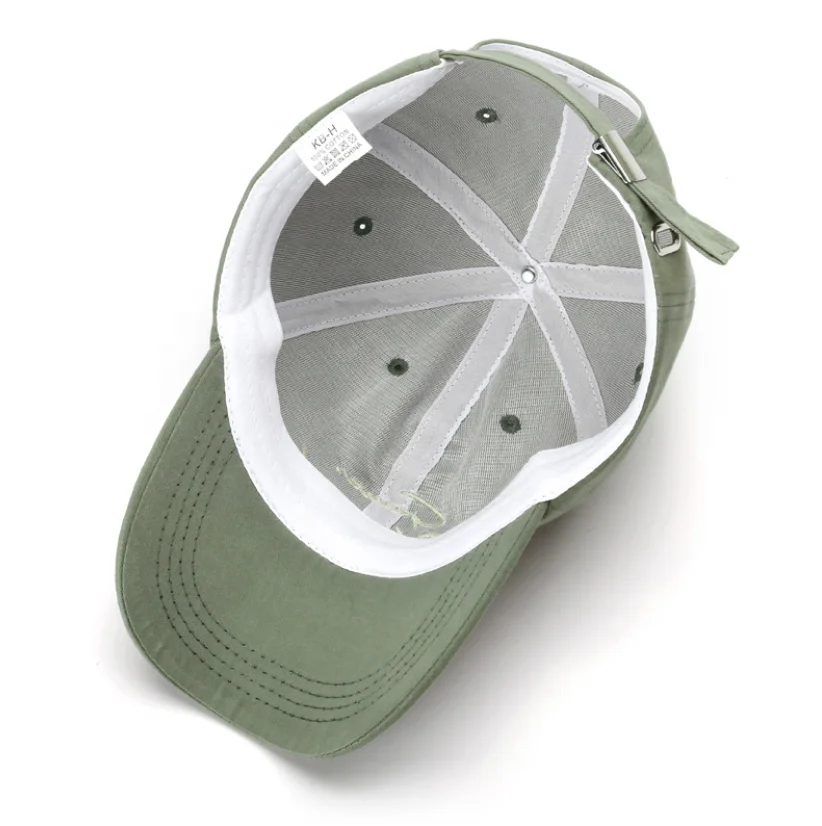 Custom summer new fashion adjustable embroidered 6 panel basball cap
