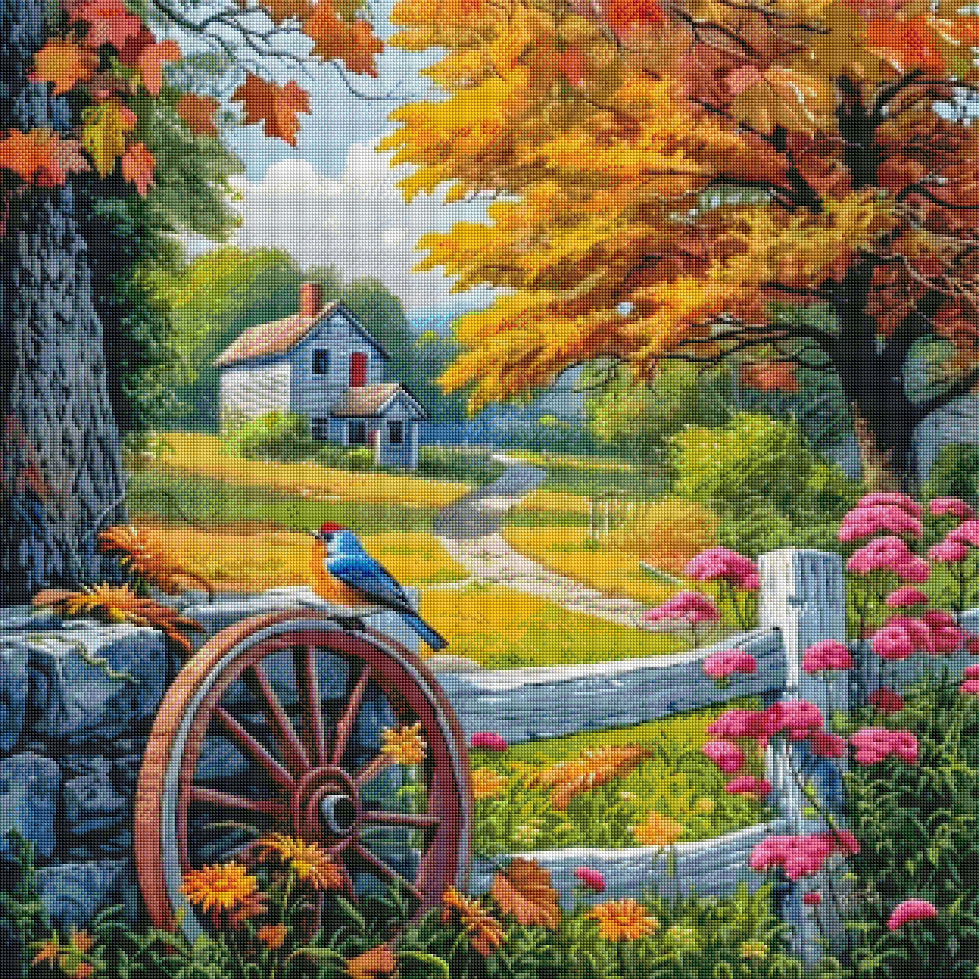 Wholesale 5D DIY Diamond Painting Resin Square Drill Landscape Animal Portrait Series Crystal Fairy Dust Stones Diamond Painting