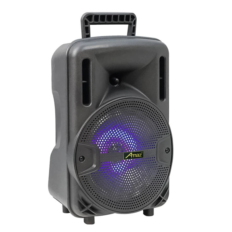 AMAZ 15 Inch New Design Portable Speaker with USB/FM/SD card/BT/LED Display/Remote Control