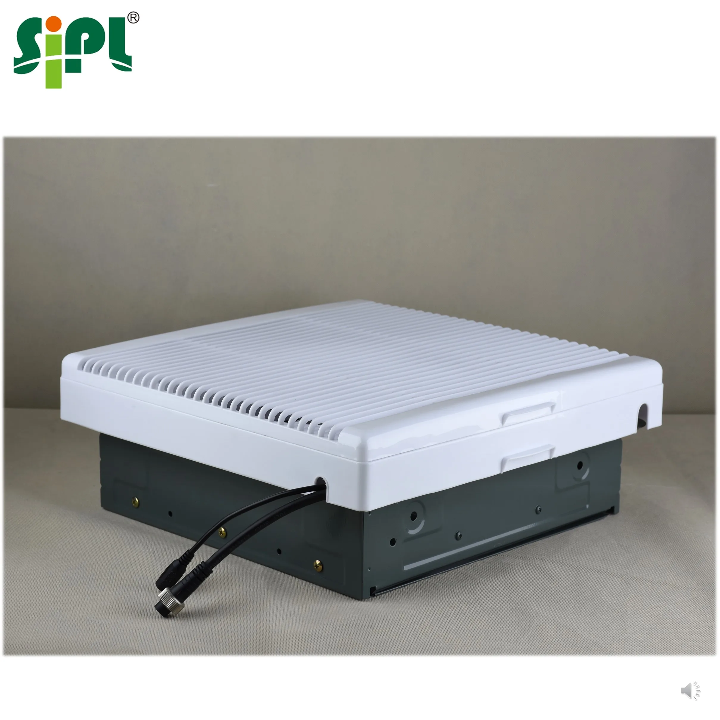 Electric Home Appliances Square Shape Window Shutter Plastic Fan Bathroom Kitchen Wall Ventilation Exhaust Fan Solar Powered Fan