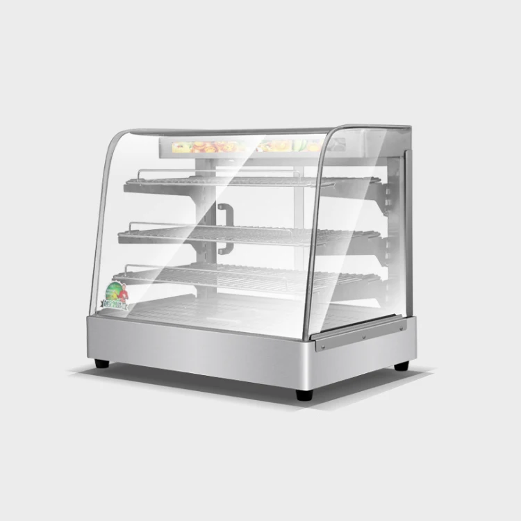Food Warming Machine/Warmer Showcase/Glass Food Warmer Display Showcase