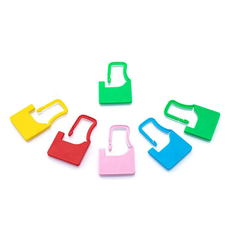 High Quality Clothes String Plastic Seal Cord Punch Disposable Label Hang Tag