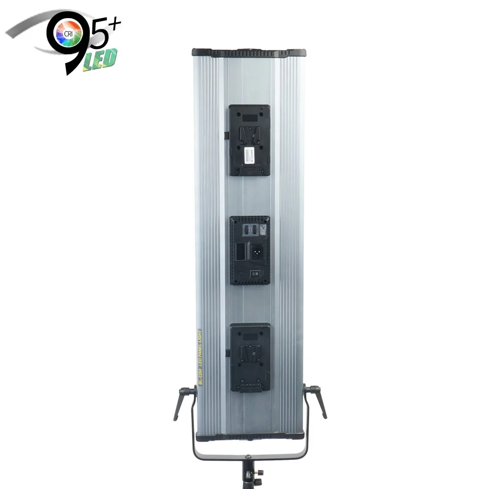 custom logo 120w photographic lighting aluminum CRI97 rechargeable led floor lamp studio light for video shooting