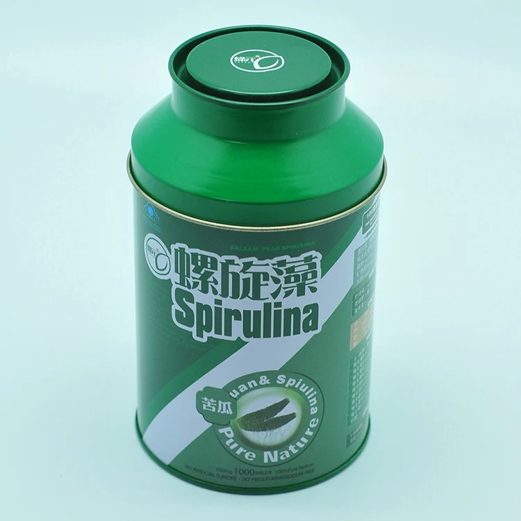 High Quality Food Grade Round Box Tea Tin Box For Loose Tea