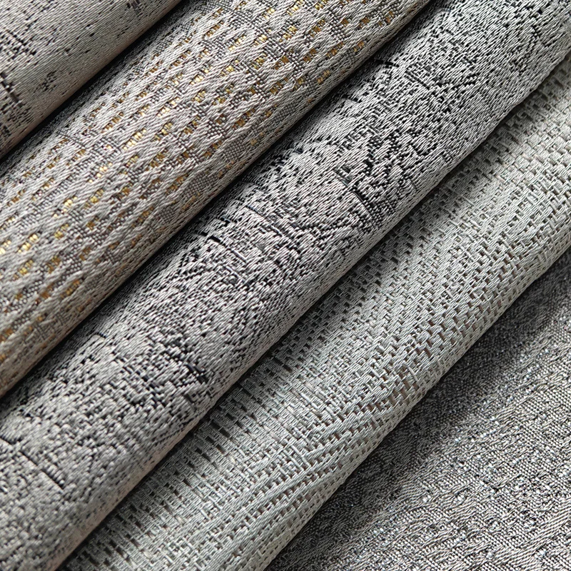 Bomar 2024 Best New Jacquard Linen Curtain Roll 100% Blackout Woven Style for Roller Blinds Home Decor Curtains Fabric in Stock