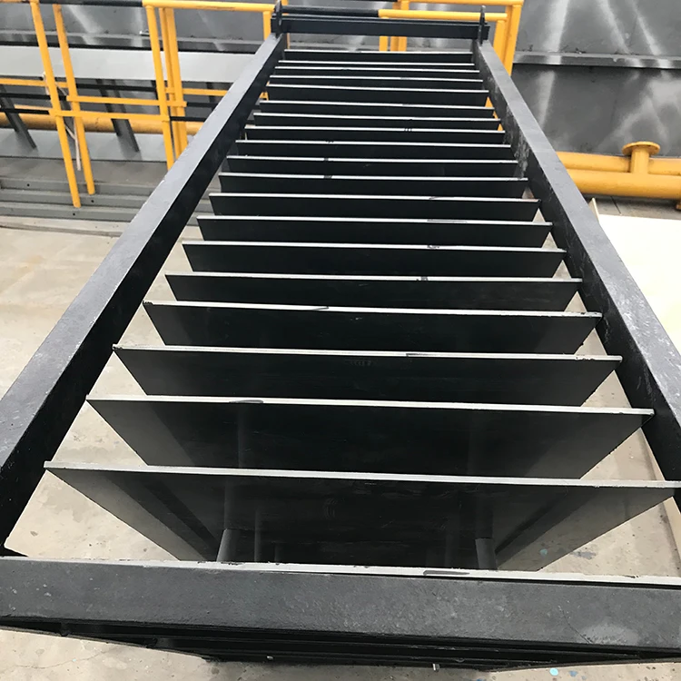 Lamella plates sedimentation tank for industrial water clarifier