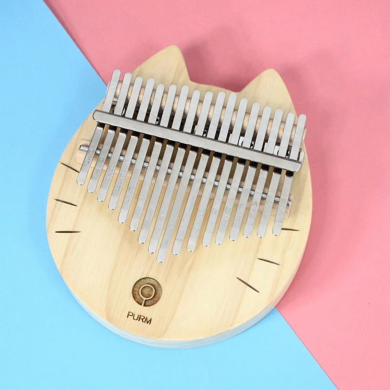 
17 Key Finger Piano Solid Wood High-performance Tuning Hammer Kalimba Thumb Piano Mbira Toy Musical Instrument 