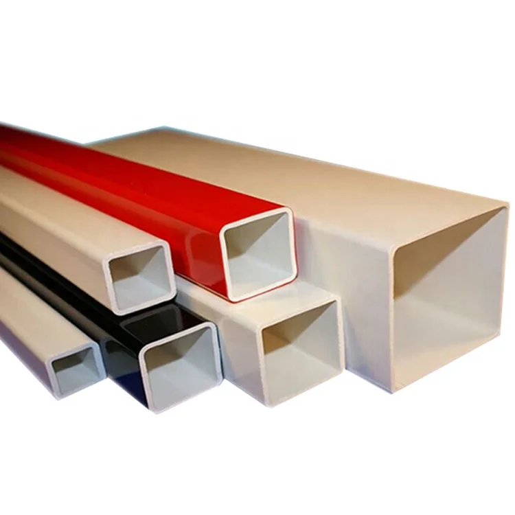 Customized Plastic Extrusion Tube Pvc Abs Pp Tubing Square Plastic Tube