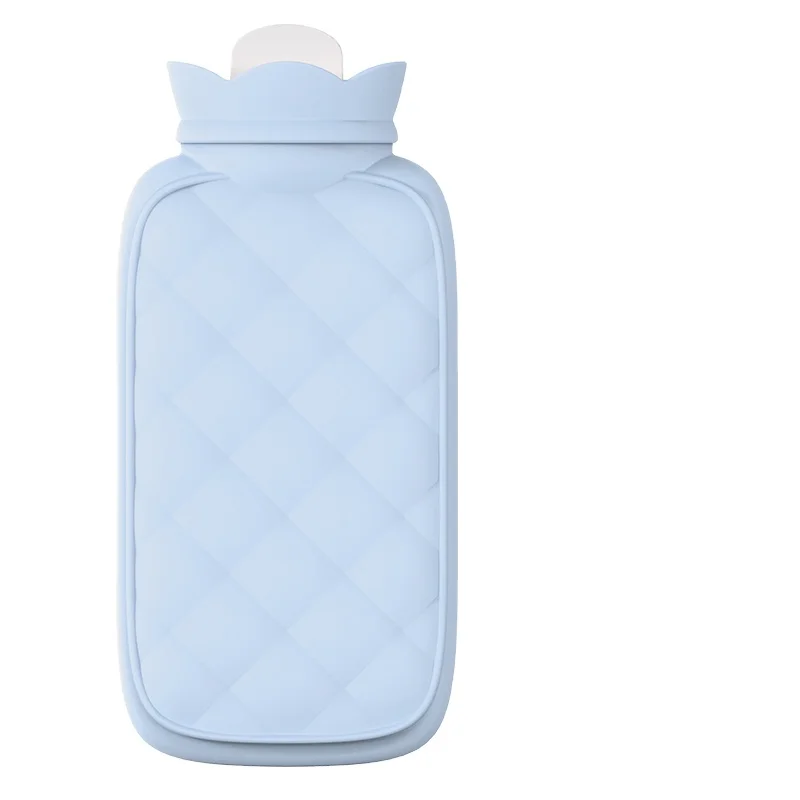 Reusable Winter Warm Keeper Hot Water Bottle Silicone Rubber Hot Water Bag