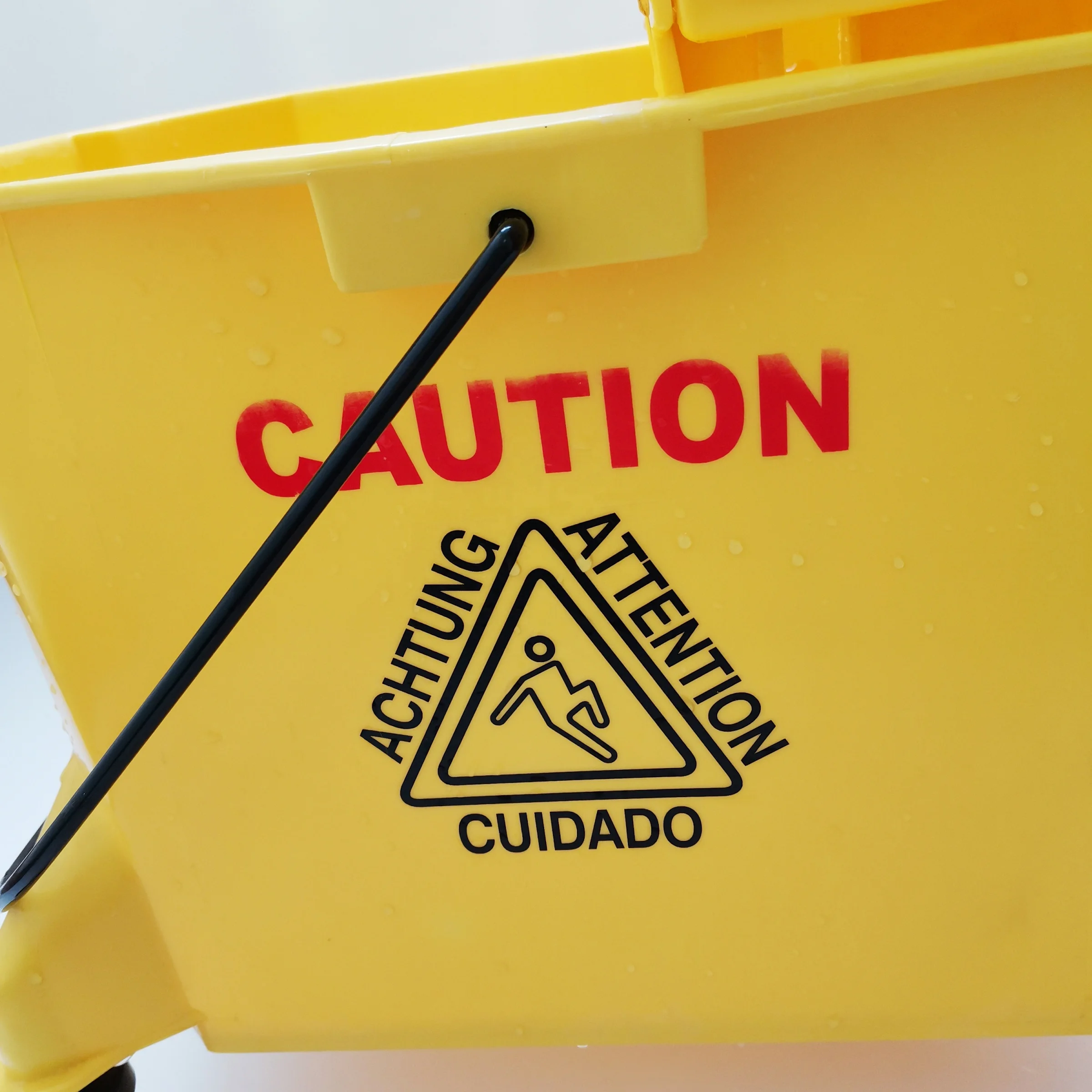 Side Press Wringer Combo Professional Commercial Mop Bucket on Wheels, 30 Quart Cleaning Equipment, suitable for daily cleaning