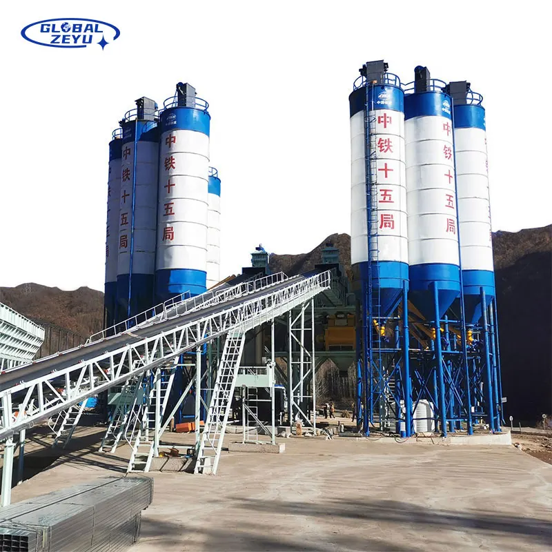 Factory Manufacture Low Usage Cost 270 Cubic Meters Per Hour High Production Efficiency HZS270 Large Concrete Mixing Station
