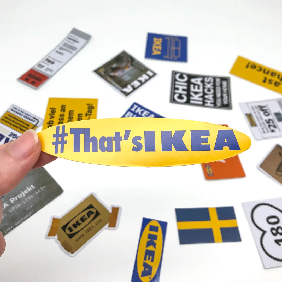 Customized die cut stickers