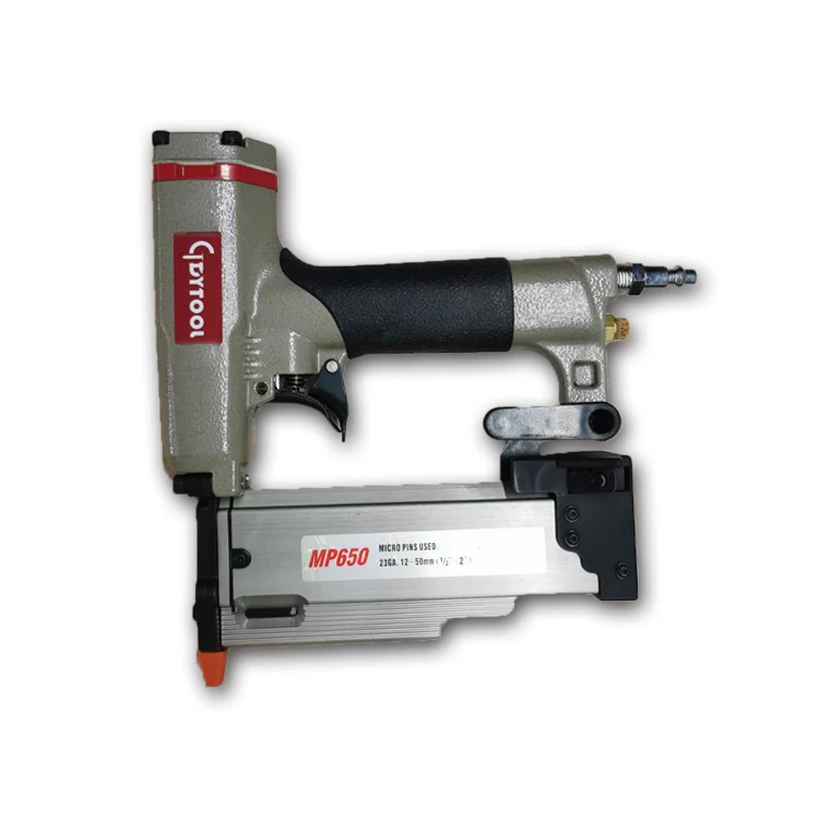 Ga.23 Air Pin Nailer GDY-P650 , 0.63mm headless Pin Nail gun, Professional Pneumatic 2'  Micro Pin Nailer Ga. 23 air Pinner