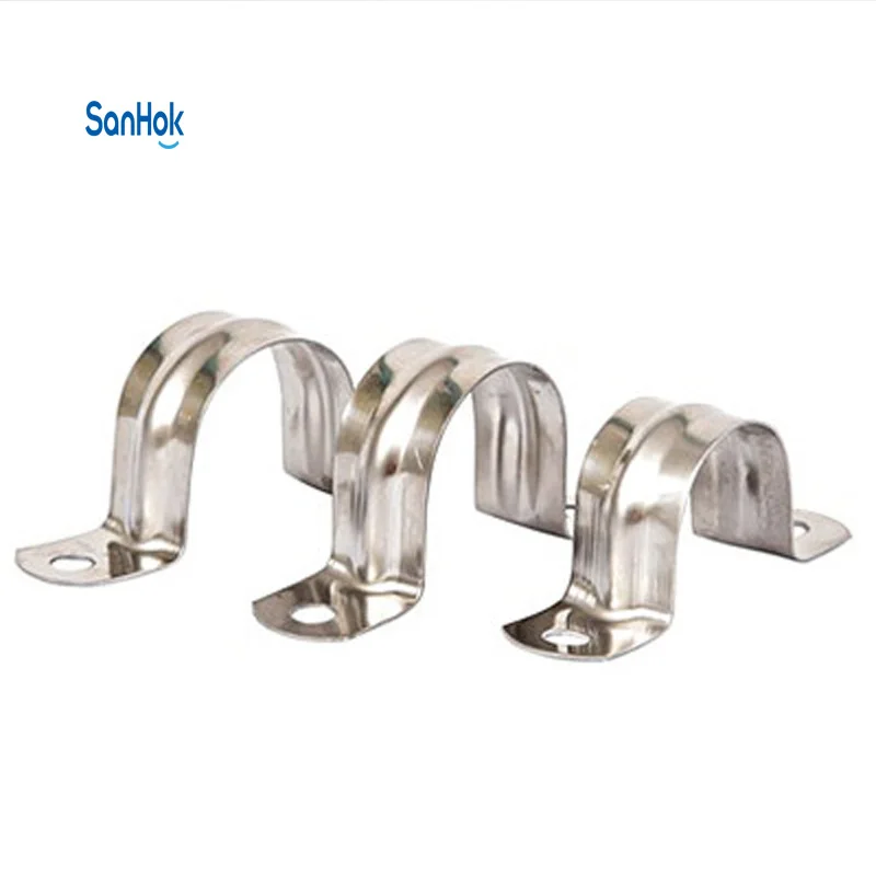 Manufacturer Customized Stainless Steel Metal Conduit Saddle Pipe Clip