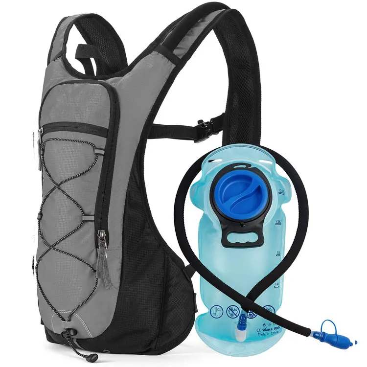 
BPA free bladder hydratation bag for kayak, custom LOGO lightweight biking hydration backpack 2l 