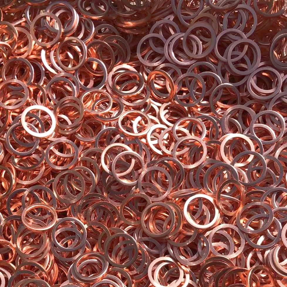 CuSn8p Material M12 Hot Sell Phosphor Bronze Flat Washer