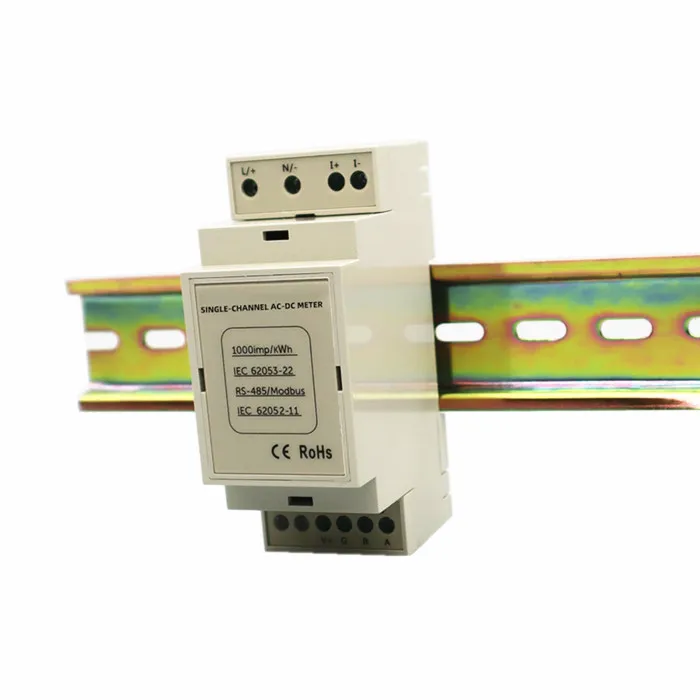 DC/AC 2-IN-1 Electrical Power Meter RS485 Communication Electric Energy Current Voltage Collector Smart Meter