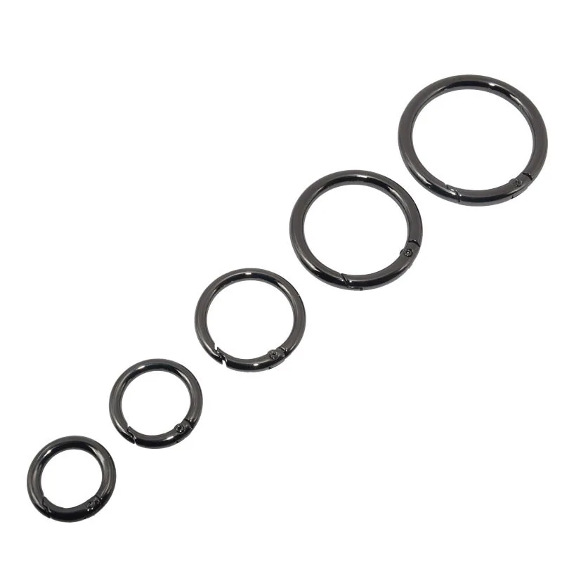 Spring Open Gate Ring O Ring All Size Available Carabiner Buckle Gold Custom Logo Zinc Alloy Handbag Eco-friendly