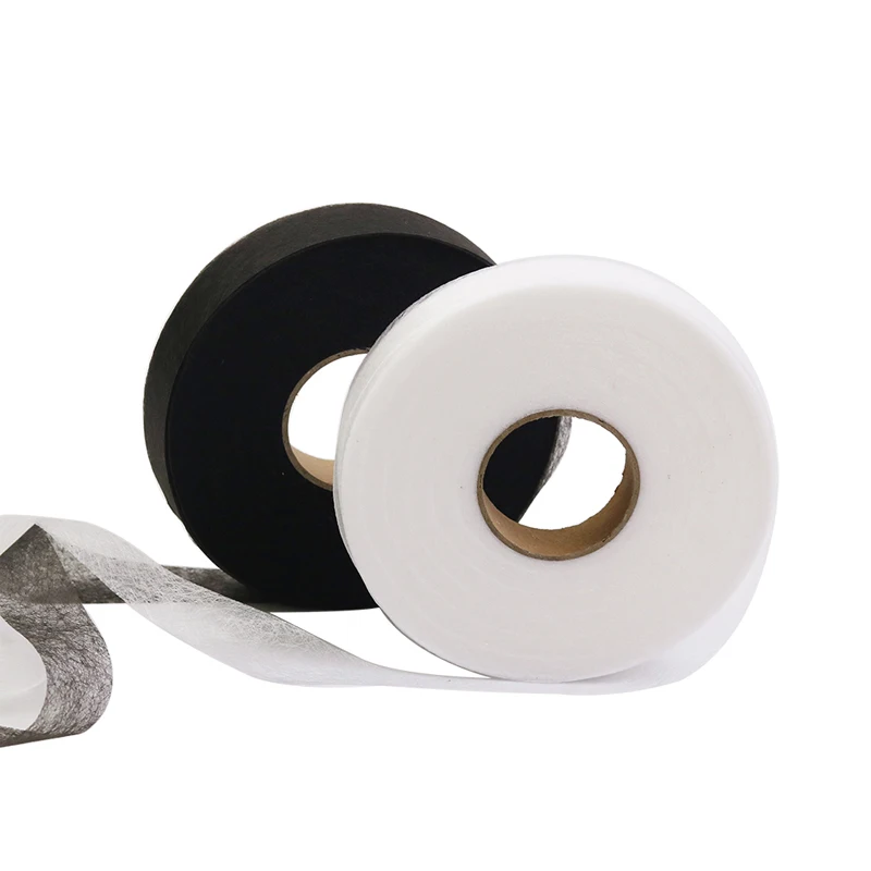 100m/Rolls Hemming Tape Double Side Fabric Fusing Tape Iron on Adhesive Tape for Patchwork Garment Sewing Accessories