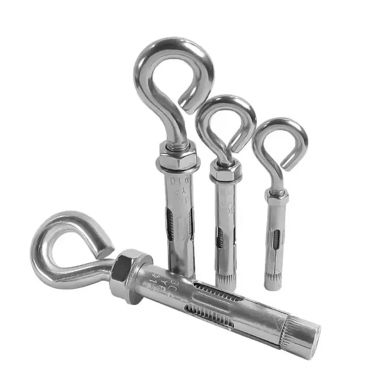 Factory Price Wholesale Grade 4.8 8.8 Galvanized Carbon Steel 12mm Fish Eye Expansion Sleeve Anchor Bolt M6 M10