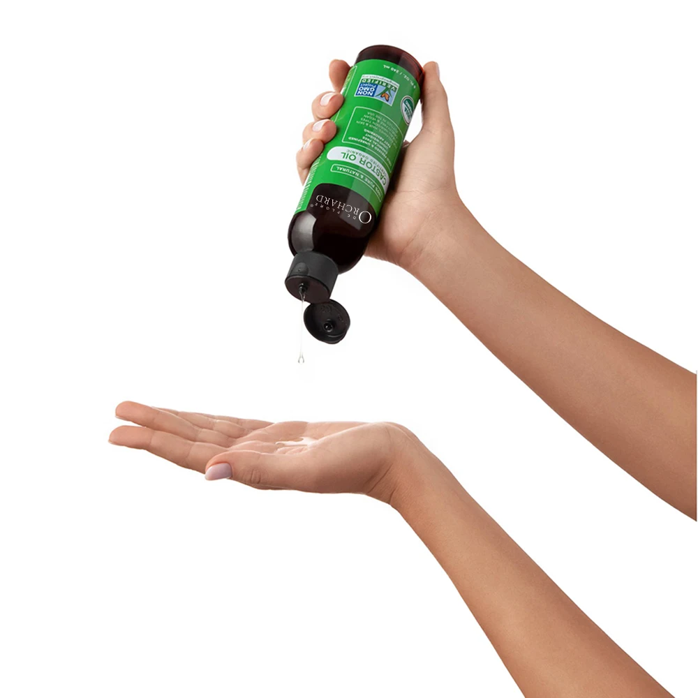 Custom Organic Essential Oils Body Face Eyelashes Hair Castor Oil For Hair Growth