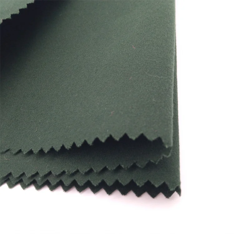 Waterproof 100% polyester Composite fleece price dark green anti acid anti alkali strong durability Industry work-wear fabric