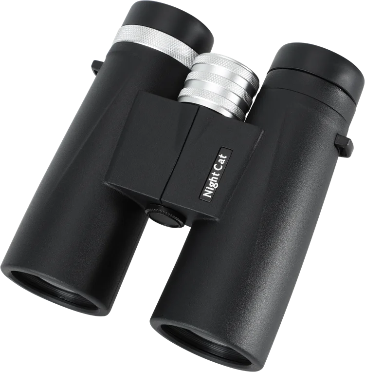 Night Cat Binoculars 10x42 Adults - Kids with Large Eyepiece Easy Focus Clear Weak Light Night Vision