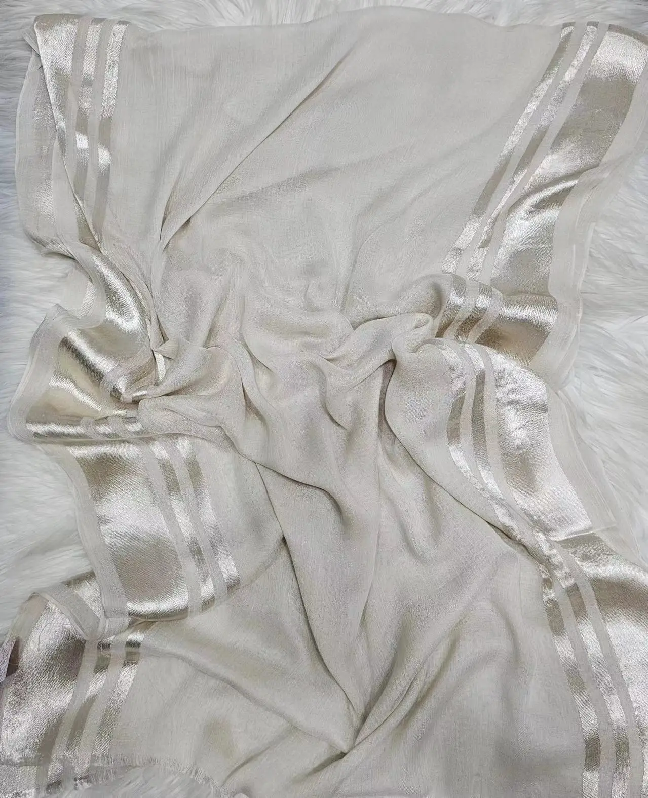 Dubai kuwait satin ribbon light weight soft cotton rayon viscose woven modal women shawl hijab scarf