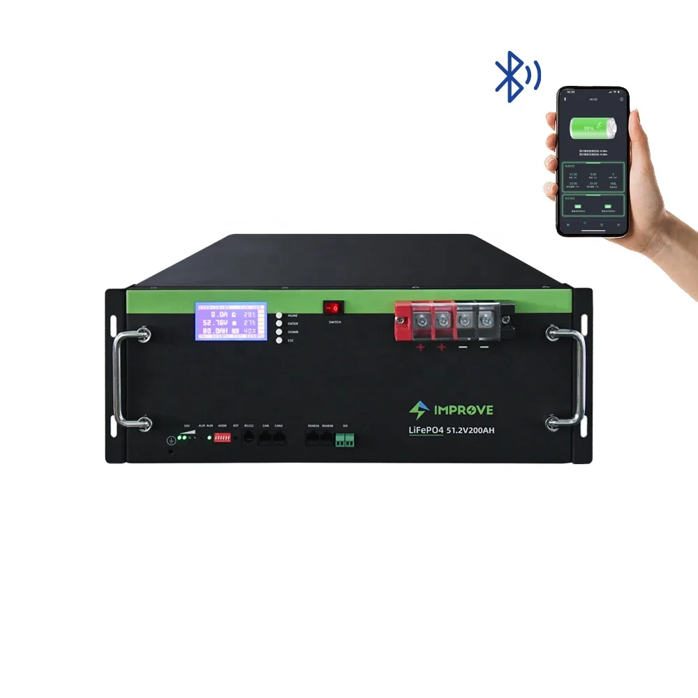 Smart BMS solar LiFePO4 10kwh 20kwh off grid 48V 100Ah 200Ah 51.2V Solar Lithium ion Server Rack Mounted lithium Battery Pack