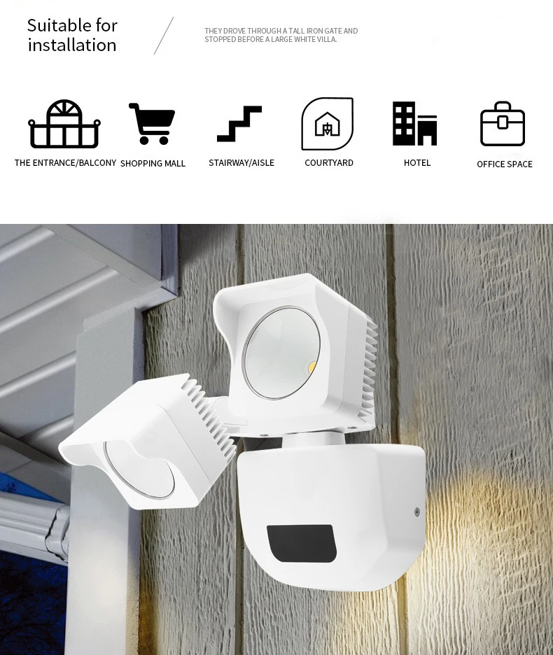 3Year Warranty 30W High Bright Rohs Motion Sensor led Security wall