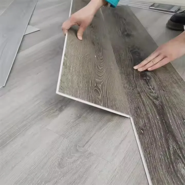 Luxury Indoor Custom Thick Waterproof OEM 8mm 6mm 5mm 4mm Vinyl Click Floor Lvt Plastic SPC Flooring