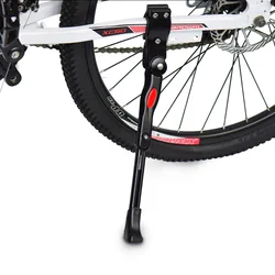 Bike Parts Adjustable Aluminium Alloy Bicycle Parking Rack Mountain Bike Support Side Kick Stand Cycle Kickstand