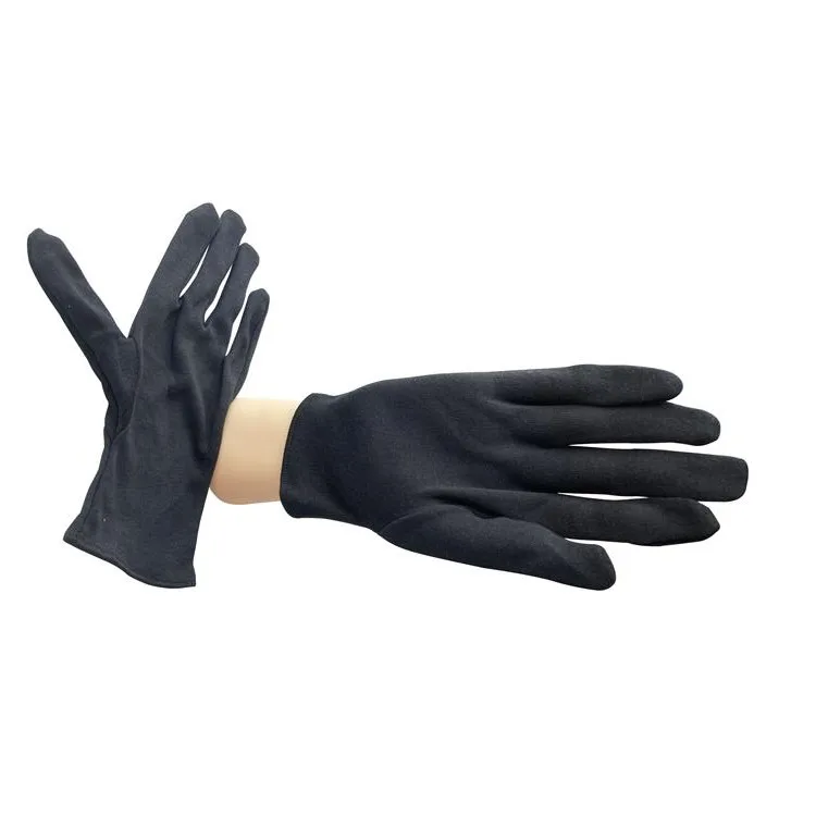 White Black Color Unisex Good Quality Cleanroom Cotton Gloves