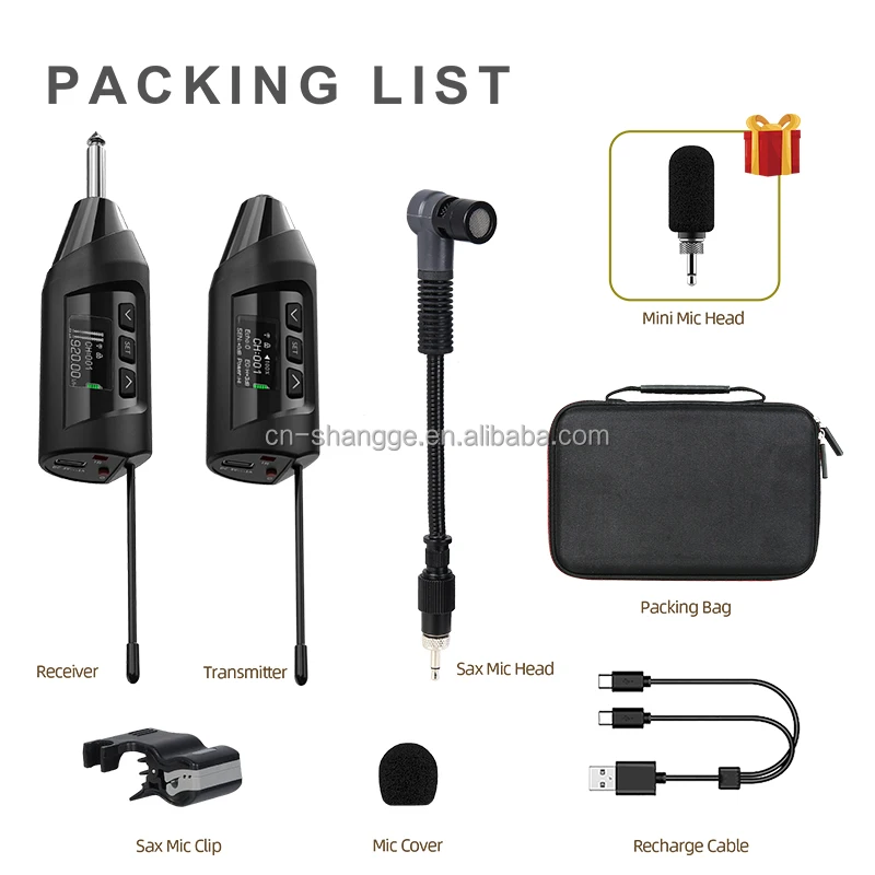  Эхо-функция tr15 Вокальный Инструмент саксофон беспроводной микрофон для повышения производительности