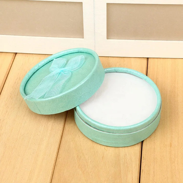 
Wholesale Custom Round Ring Earring Gift Packaging Jewelry Box 