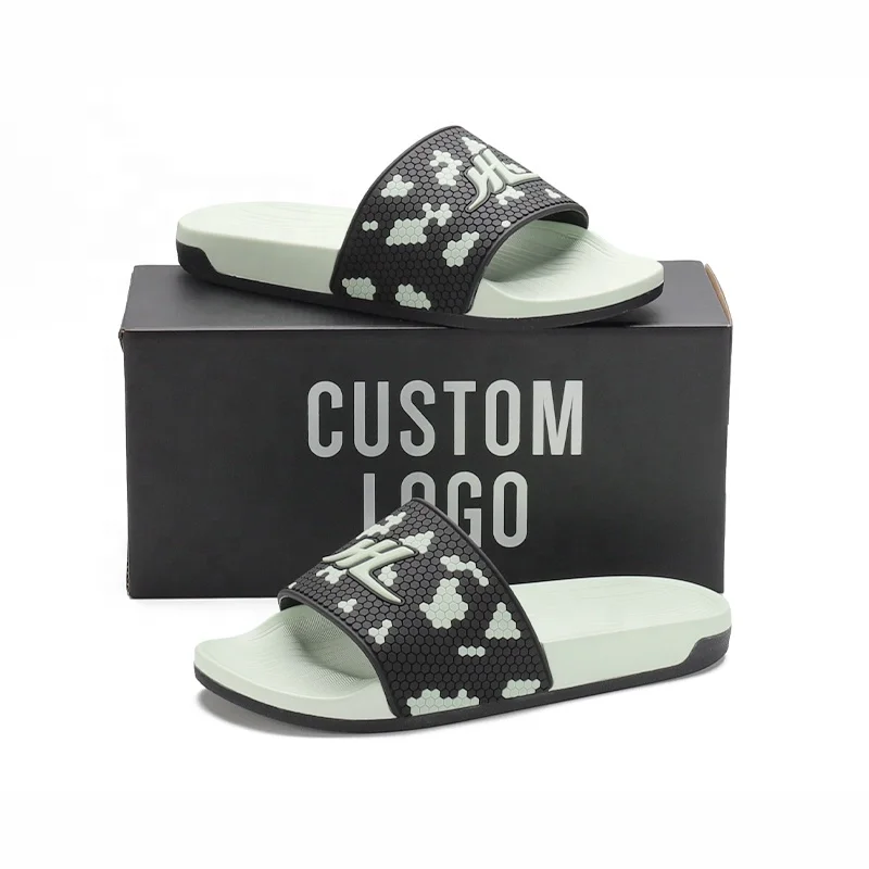 Xsheng New Style Custom Slides Bulk Order Luxury Brand Eva Slippers Slides Slippers Custom Custom Logo Cloud Slides Slippers