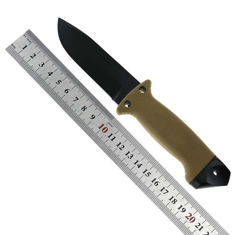 Tactic knife survival EDC fixed blade Outdoor hunting knife with kydex sheath