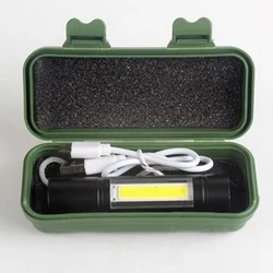 wholesale novelty mini kids gifts pocket super bright usb rechargeable cob led flashlight fast track emergency head torch light