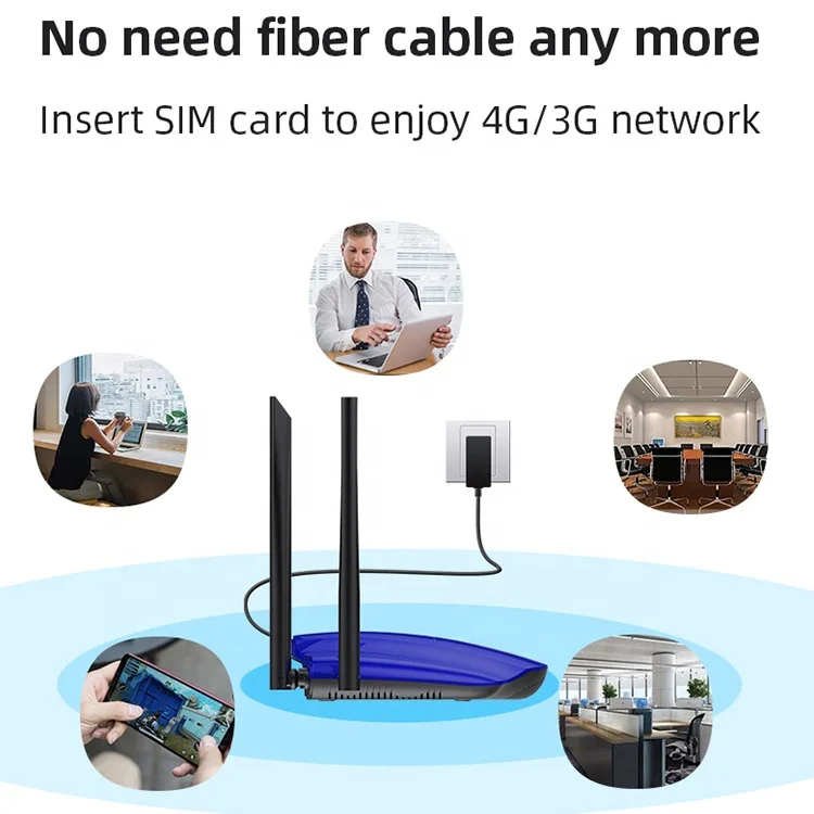  TUOSHI новейший 300 Мбит/с 4G МОДЕМ wifi роутер домашний 4 антенны Wi-Fi Интернет LTE