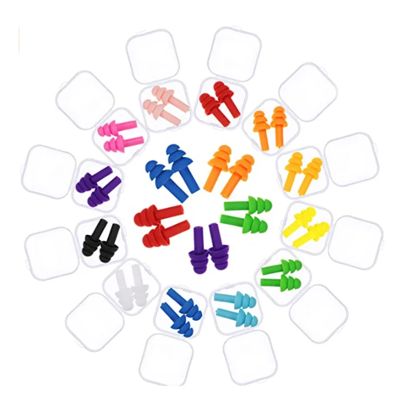 Reusable Soft Snoring Earplug Ear Protection Travel Sleeping Pocket Study Earbuds