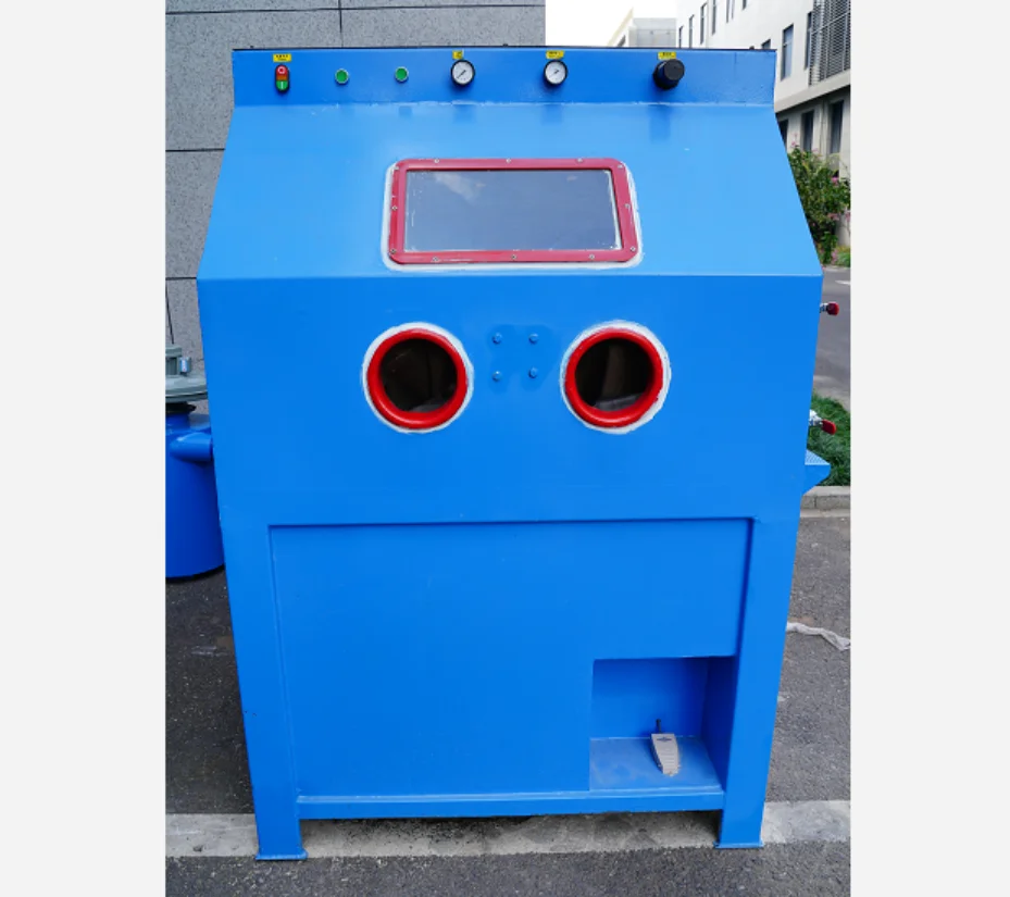 Vapour blasting cabinet
