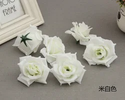 Z877 Artificial Flower Heads  Silk Camellia Rose  Peony Flower Head 7--8cm for Wedding Party Home Decorative Flowewrs